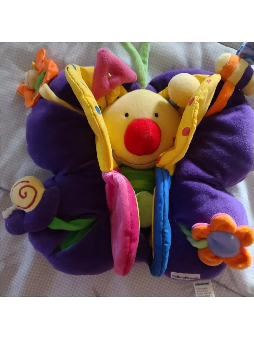 Crinkle Polka Dot Vintage Butterfly Toy